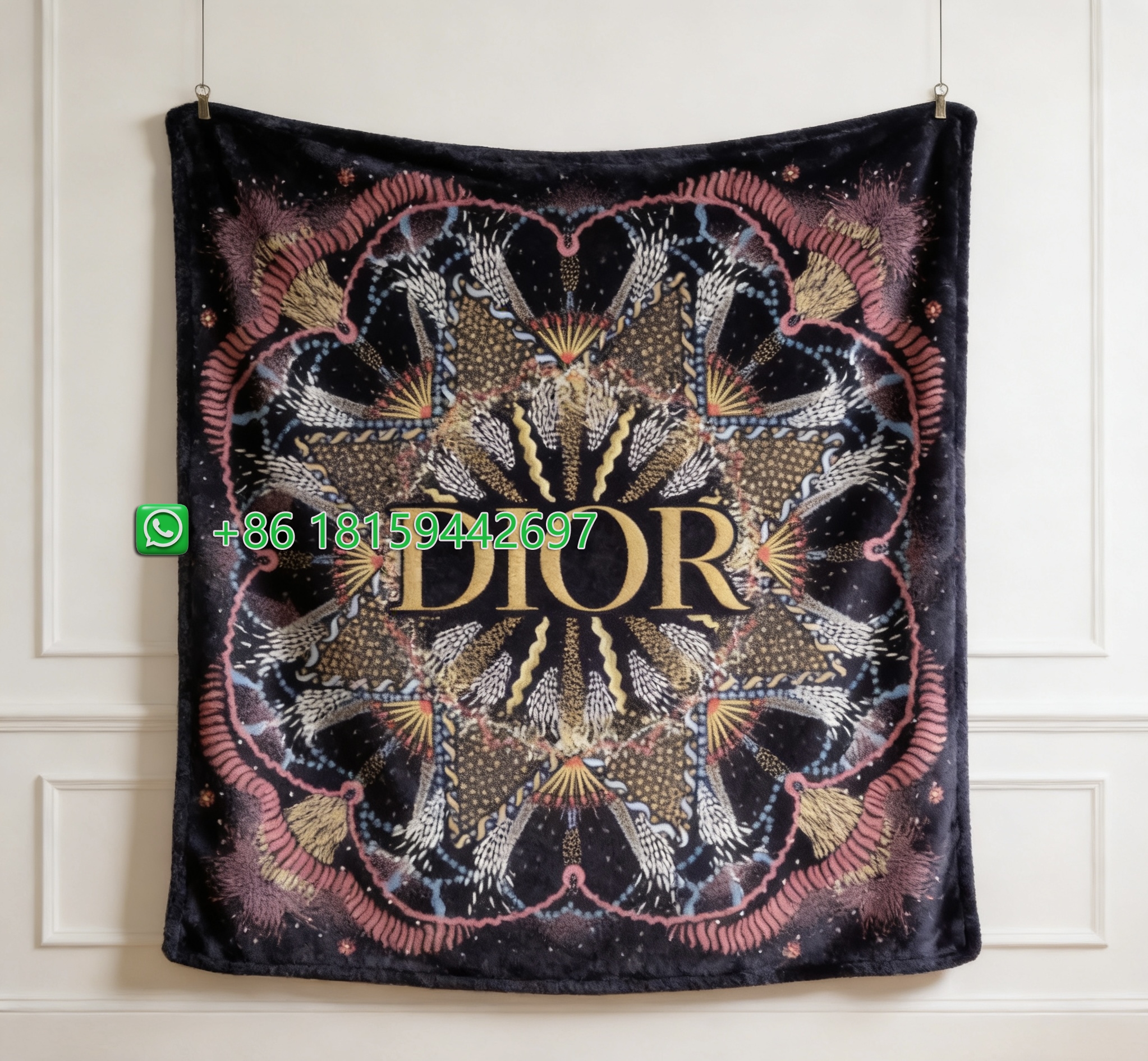 Dior Throw Blankets
